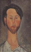 Amedeo Modigliani Leopold Zborowski (mk38) oil on canvas